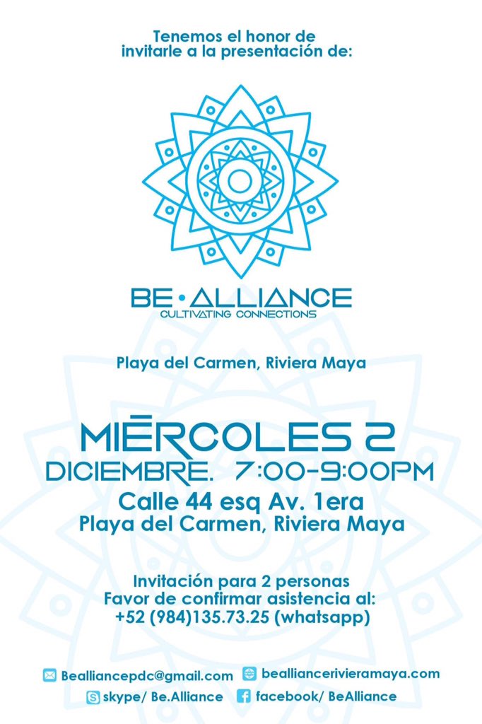 Be_Alliance's tweet photo. Presentación de #BeAlliance: Agencia de #RelacionesPúblicas, manejo de #Redes Sociales &amp; #Eventos @leonardoh4h https://t.co/7hfoWJYPN8