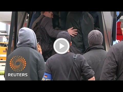 WLSA101's tweet photo. Germany deports migrant group https://t.co/xkXm1zcQVZ #staged https://t.co/StUsTF5jOO