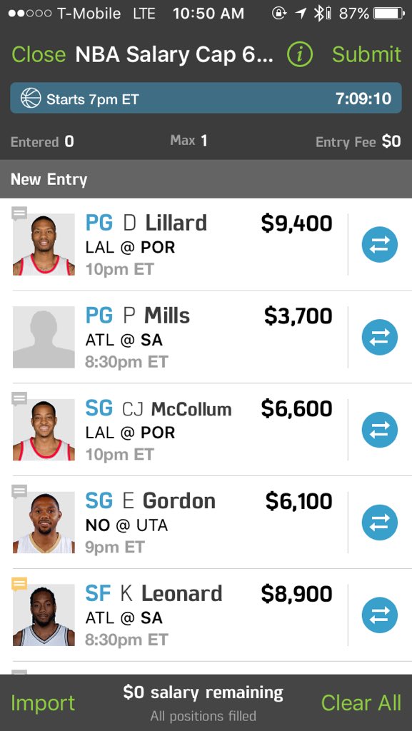 FreeBBCashLineups tweet media