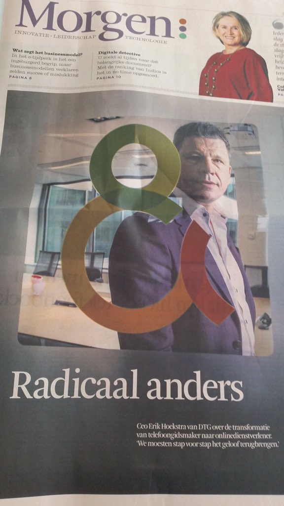 MashaKddn's tweet photo. @dtgnl Trots op mooi interview met CEO Erik Hoekstra over transitie van DTG naar online marketing bedrijf! https://t.co/kCcHSN5WtM