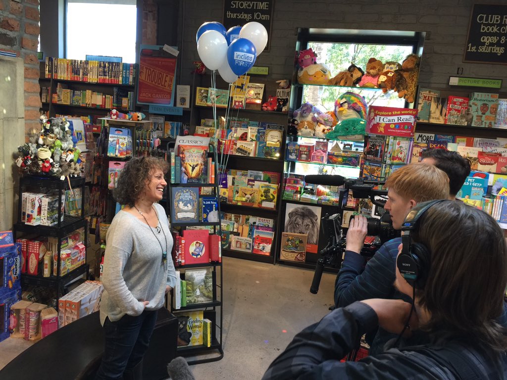 Cindy Dach <a href="/changinghands/">Changing Hands Bookstore</a> being interviewed by <a href="/AmericanExpress/">American Express</a> for Small Biz Saturday #ShopSmall <a href="/openforum/">OPEN Forum</a> <a href="/ASBA/">Arizona Small Business Association (ASBA)</a>