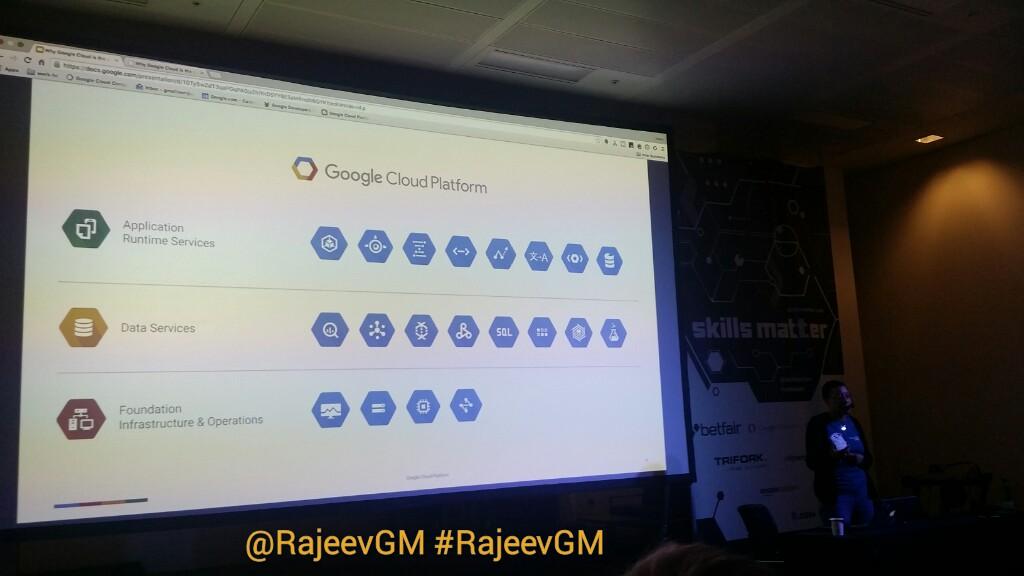 rajeevgm's tweet photo. .@GoogleDevs' @grapesfrog
on @GoogleCloud platform
at @GDGLondon #DevFestLon
at @Skillsmatter #CodeNode https://t.co/S2ntP9keEn