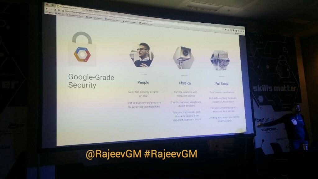 rajeevgm's tweet photo. .@GoogleDevs' @grapesfrog
on @GoogleCloud platform
at @GDGLondon #DevFestLon
at @Skillsmatter #CodeNode https://t.co/S2ntP9keEn
