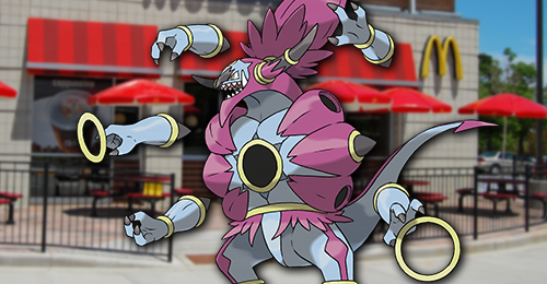 NinWire's tweet photo. Hoopa is now available in the US at participating McDonald's restaurants! https://t.co/grOSDyeeG2 https://t.co/hASJEU7fnq