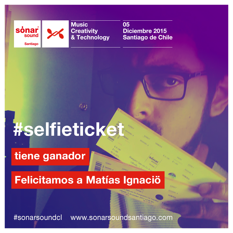 SonarSoundCL's tweet photo. Se va el primer vinilo de @ChemBros  del concurso #selfieticket para Matías Ignaciö. ¡A disfrutar #sonarsoundcl! https://t.co/hTJy79RcCi