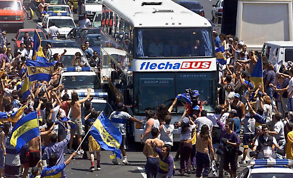 Recibimiento en Ezeiza...