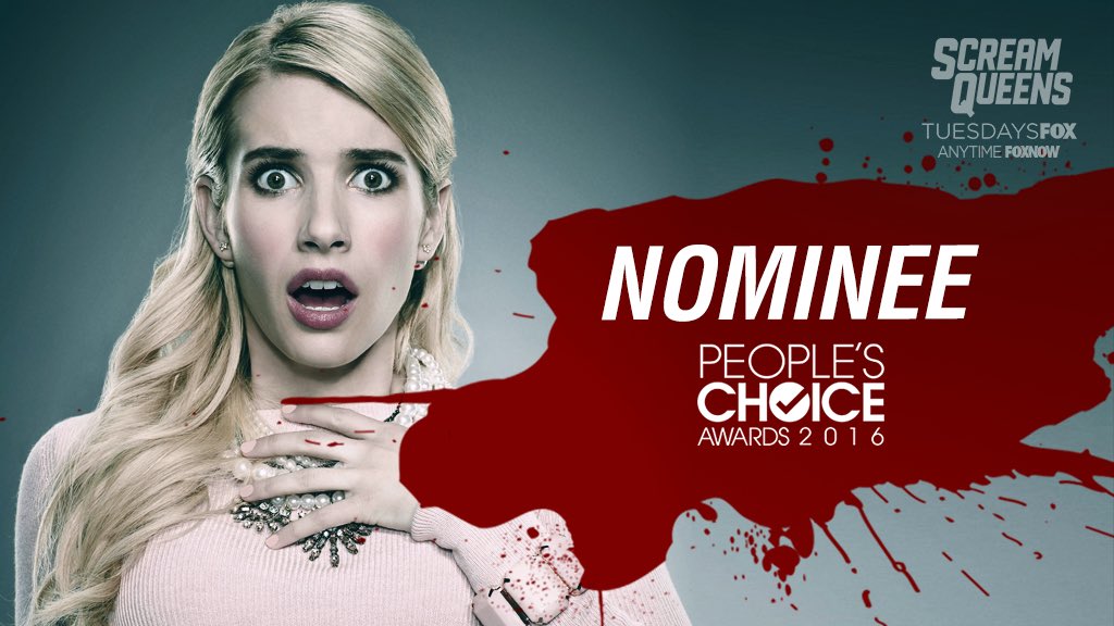 sqnewsupdates's tweet image. Lea, Jamie Lee &amp;amp; Emma are all nominated for the #PCAs!Vote for our #ScreamQueens right here! vote.peopleschoice.com/#!/home/all/34…