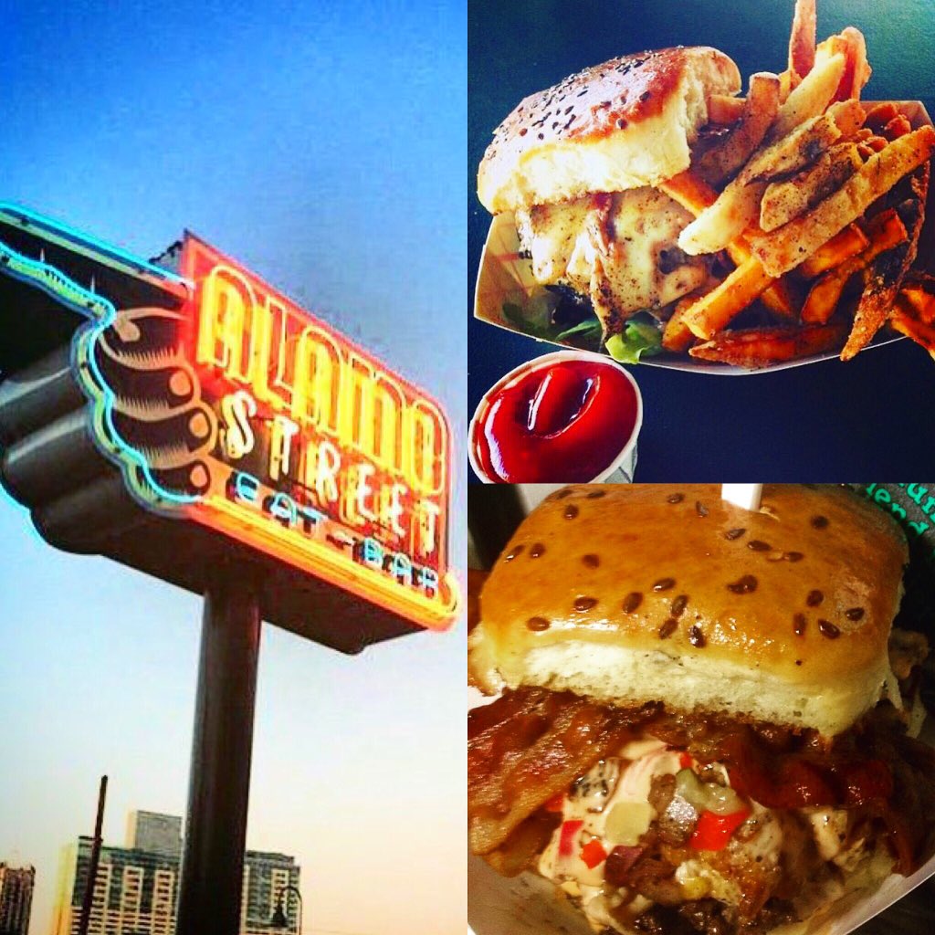 attaboyburgers's tweet photo. Sweet fries - veggie burgers - #attaboyburgers @AlamoEatBar serving till 2am open late! Tasty beer at the bar. https://t.co/ndSIKHbnk7