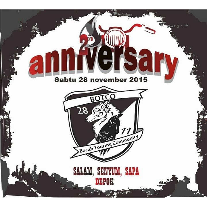 Happy 2nd Anniversary BOTCO Depok 🎉🎂👏👊✌❌🔫🎈