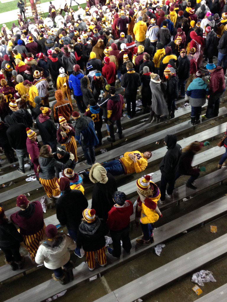 BadgersLike's tweet image. gopher fans can't handle their loss or their liquor #bummer