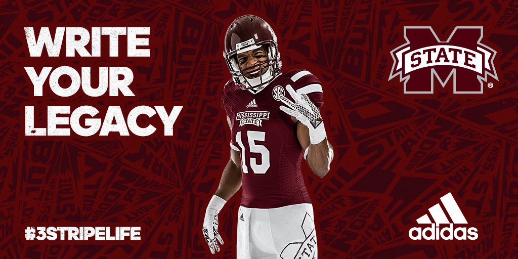 adidasFballUS's tweet photo. One last game in #StarkVegas for a crew who kept the cowbells ringing.

Go out in style, @HailStateFB.
 
#teamadidas https://t.co/KJFmYZO7KH