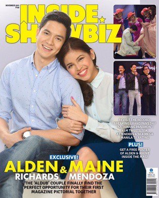ALDENaticsCEBU's tweet photo. ALDUB on the cover of @Inside_Showbiz finally!a photoshoot together for real!
#ALDUBMaagangPamasko https://t.co/7zcBtqZfSW