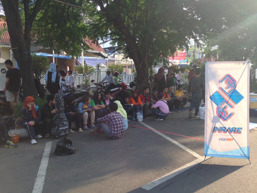 Inrare2016's tweet photo. Hay selamat pagi!! Penasaran ini persiapan apa? Merapat ke CFD yuk pasnya didepan Gramedia!😁 See you there!😆 https://t.co/scDOCMijZG