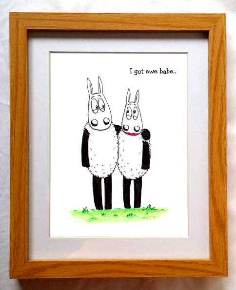 totallymighty's tweet photo. Pun-tastic @eweniverse with one our favourite sentiments for Christmas - 'I Got Ewe Babe'! #biglove #puns #lamb https://t.co/mnfa7w6UWW