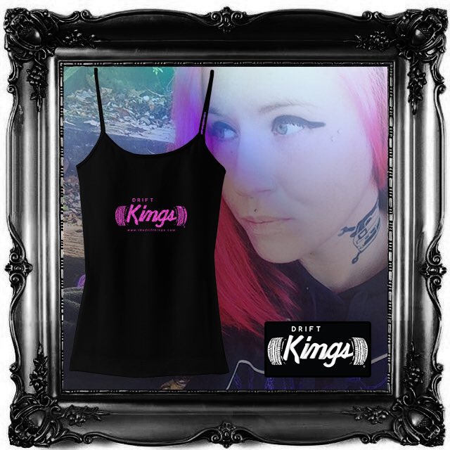 The_DRIFT_Kings's tweet photo. #DRIFTKings #LadyDrift Apparel is Here! Black #Pink SpaghettiStrap premium Cotton #TankTops https://t.co/IgzYoh1iSN https://t.co/JcSxAyA05I