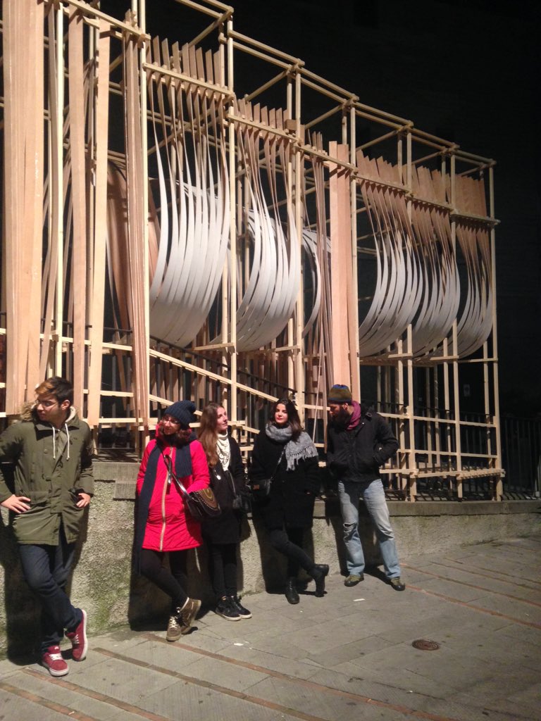 New_Gens's tweet photo. Bent #workshop presentation. Now outside of Teatro della Tosse! #NGF2015 https://t.co/MBjSy5MiTX