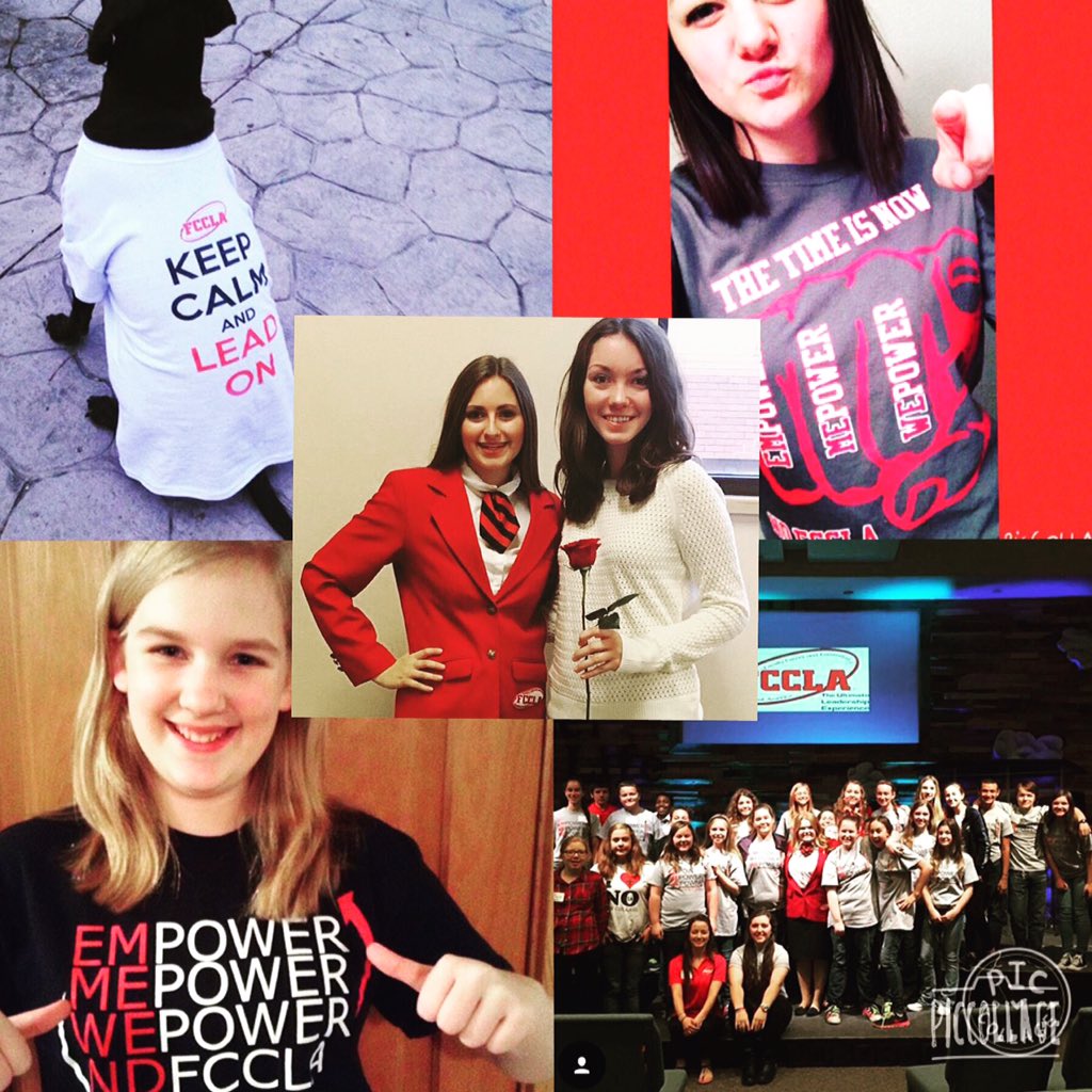 NoDakFCCLA's tweet photo. Congrats to our November #GoForTheRedND winners! Keep posting to be featured on ND FCCLA's pages! @NationalFCCLA https://t.co/2XxhOnHMlH