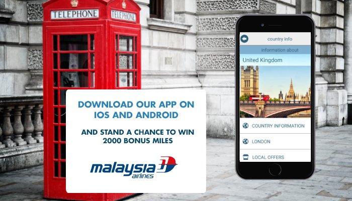 Enrich members can stand a chance to win 2000 Bonus Miles if you download our app! #enrich #malaysianairlines #miles
