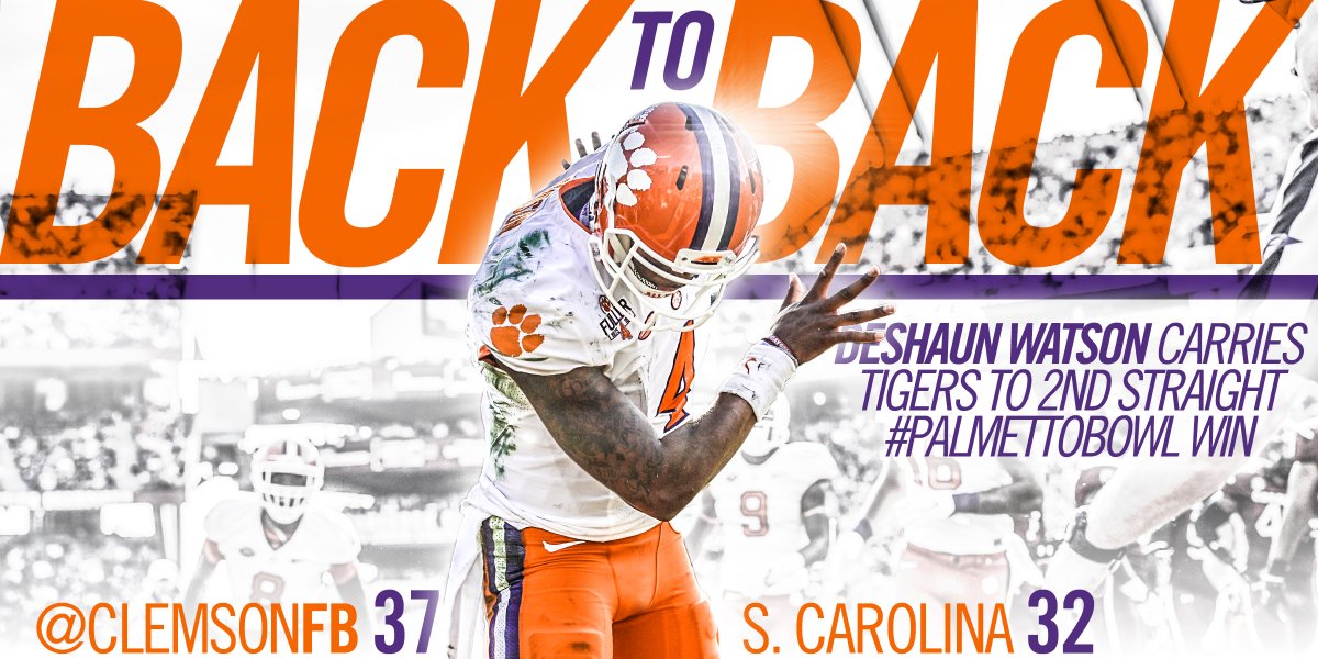 ClemsonFB's tweet photo. #CLEMSON WINS!

12-0!

State Champs (back-to-back)!

What a time to be a Tiger! 🐅 https://t.co/2EW8UMACgO