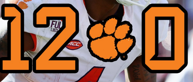 clemsonfootball's tweet photo. #Clemson finishes the regular season 12-0: https://t.co/b9VSvLSmdK https://t.co/kZK4pYV5Wq