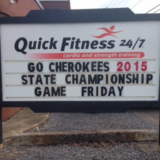 quickfitness247's tweet photo. #gocherokees  #greenbackstrong https://t.co/oyR9TxJ6L8