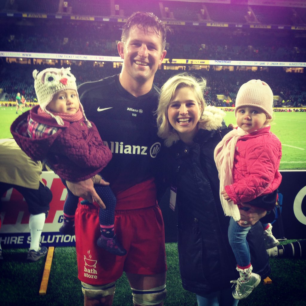 minki_vdwest's tweet photo. Today I watched my husband play his final rugby match.Emotional and so exciting at the same time.So proud of you!Mx https://t.co/rTJyxjBsYD
