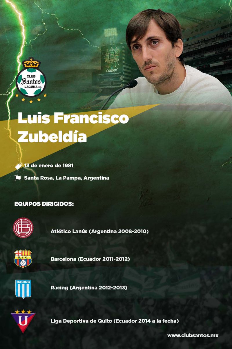 Luis Francisco Zubeldía, nuevo técnico de Santos - CU7SklJUcAAM_tx