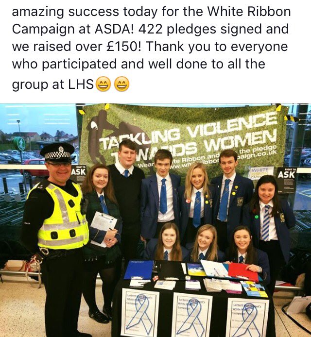 Fantastic awareness day <a href="/AsdaStenny/">Community Champion</a> Well done LHS