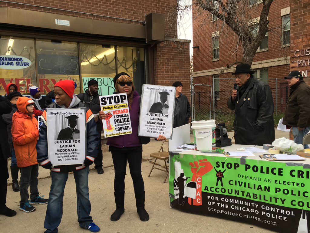 Group wants an elected police accountability council in wake of police-involved shooting death of #LaquanMcDonald