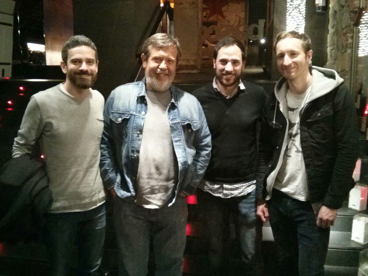 Picture of the night with @monkeybeach <a href="/asierquesada/">Asier Quesada</a> and Alekséi Pázhitnov