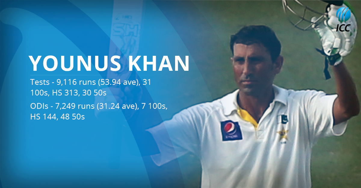 ICC: Happy Birthday to Pakistan\s leading runs scorer in Tests, Younus Khan! 