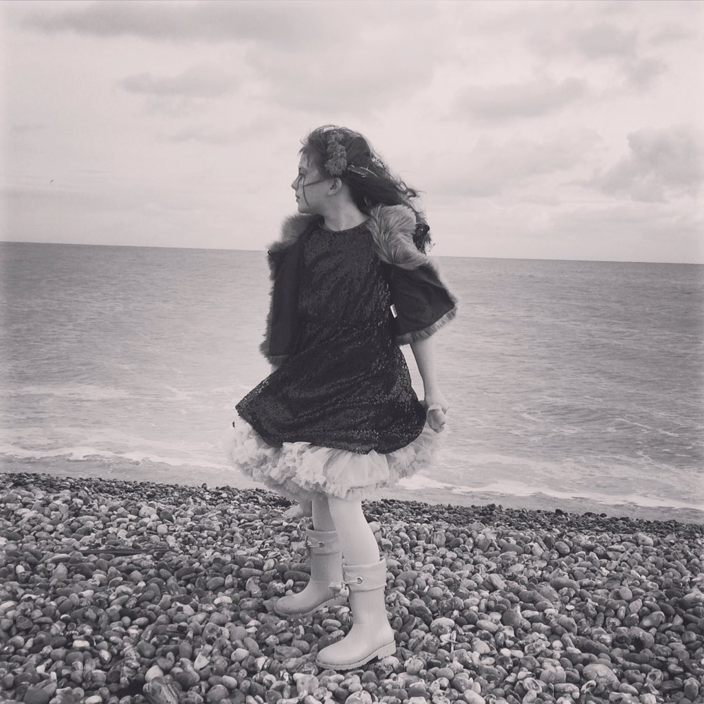 Today's shoot location Dungeness eerie &amp; so cold but no moaning from 2 fab models! Can't wait for the next issue 😊👏🌟