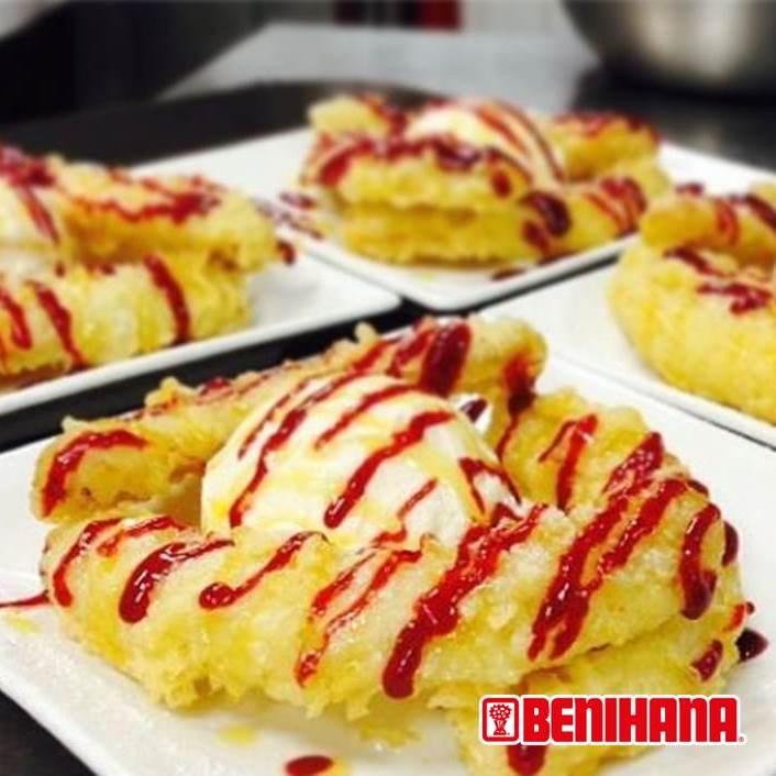 BenihanaCcs's tweet photo. Ven a #Benihana y prueba nuestro sabroso y exquisito #Postre Banana Tempura. Toda una delicia. ¡Te encantará! #28Nov https://t.co/Y5kEcnxMPe