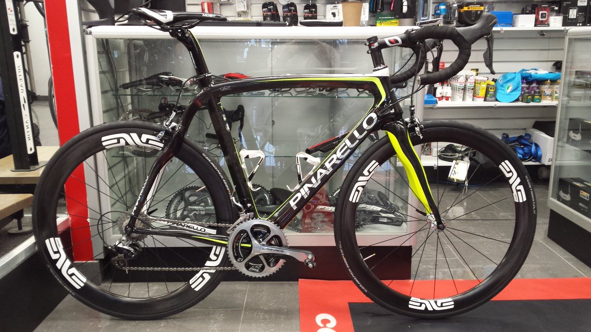 Pat's pristine Pinarello Prince is perfect!