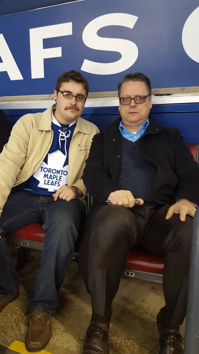 Got_My_Grade10's tweet photo. @Steve_Dangle At the Marlies game today, who invited this guy? #leivoforeichel? https://t.co/jWRoGEYczt