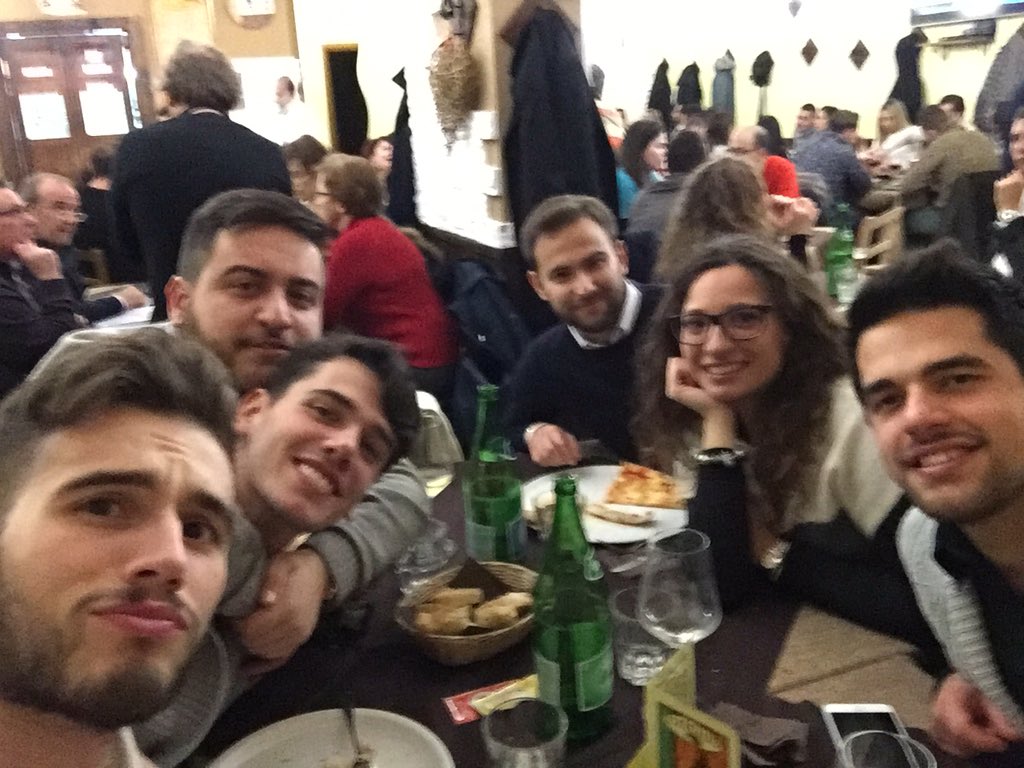 realMarcoMatera's tweet photo. Had a #pizza with my #BestFriends, someone was missing, @EmWatson would you join us next time? #Italians https://t.co/krqo3rqcRi