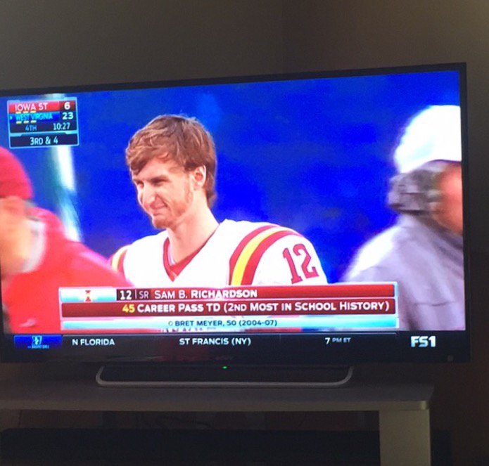 HoldenKramer's tweet photo. Don't recall throwing 45 touchdown passes . . . https://t.co/mVLHn7aNlD