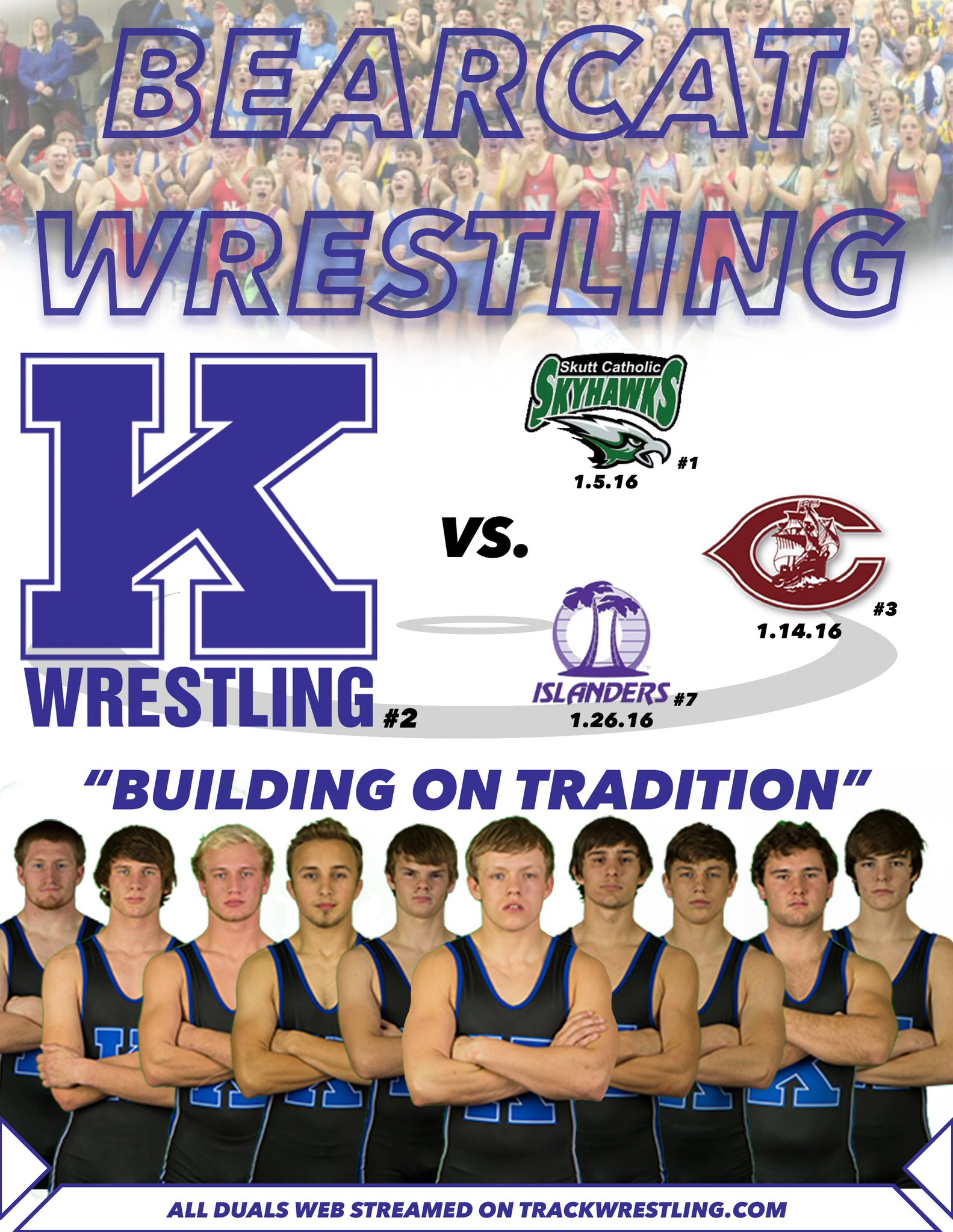 Kearney Wrestling on Twitter "All three duals will be live streamed
