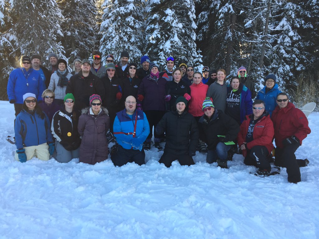 sobc_sport's tweet photo. Snowshoers were running hard today! So much snow dust behind them #elevateperformance https://t.co/sr8BoUtT1a