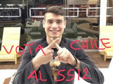 omarfutbolero's tweet photo. @BigBrother_PM aque seguir votandoo por el chile #chilealafinal #YoConChile https://t.co/VzrcAeVnoG