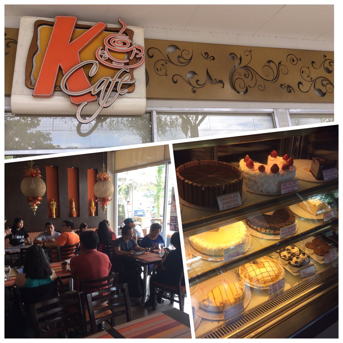 willexploreph's tweet photo. First Stop for the Pampanga Restaurant Tour 2015. 😊 #PRT2015 #Mangan2015 #KCafe #WillExplorePh https://t.co/jHNyGOzUIv