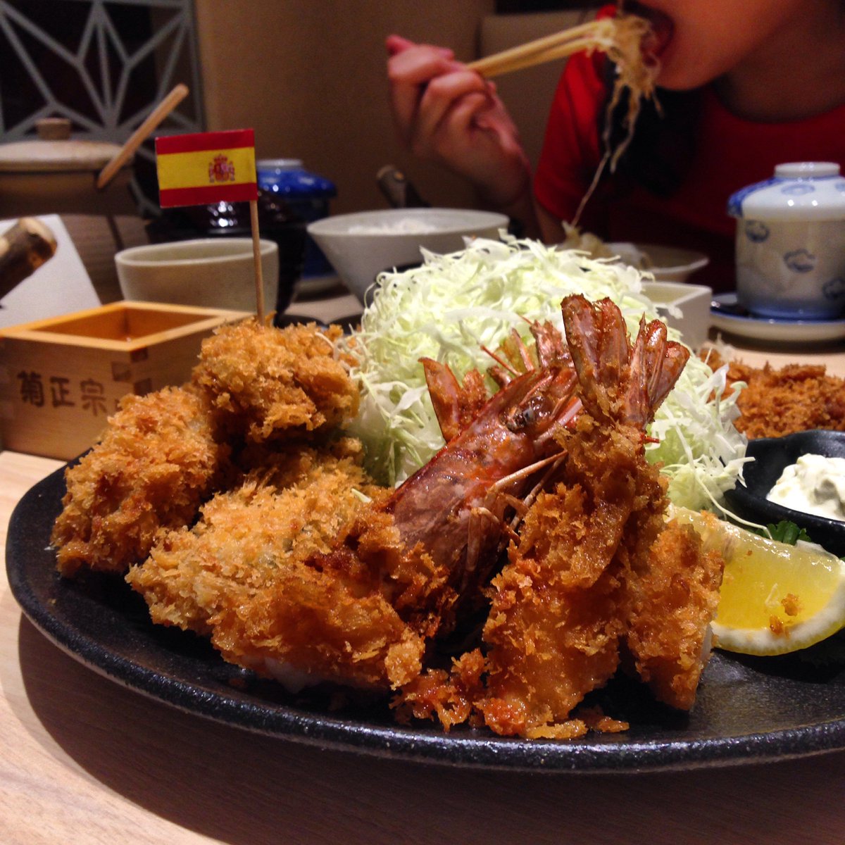LunchClick's tweet image. Katsu Don for lunch today! #foodporn #yum