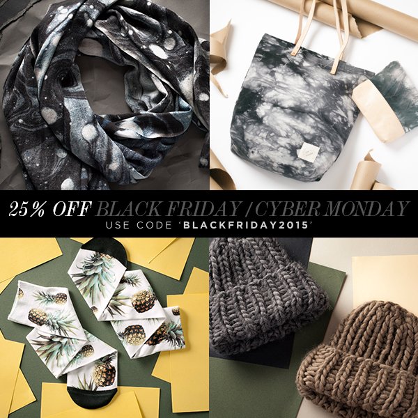 CraftandCulture's tweet photo. Pssst! Our Holiday Sale is live and won't last long! Use code "BLACKFRIDAY2015" at checkout for 25% off! https://t.co/dHfX14mMsu