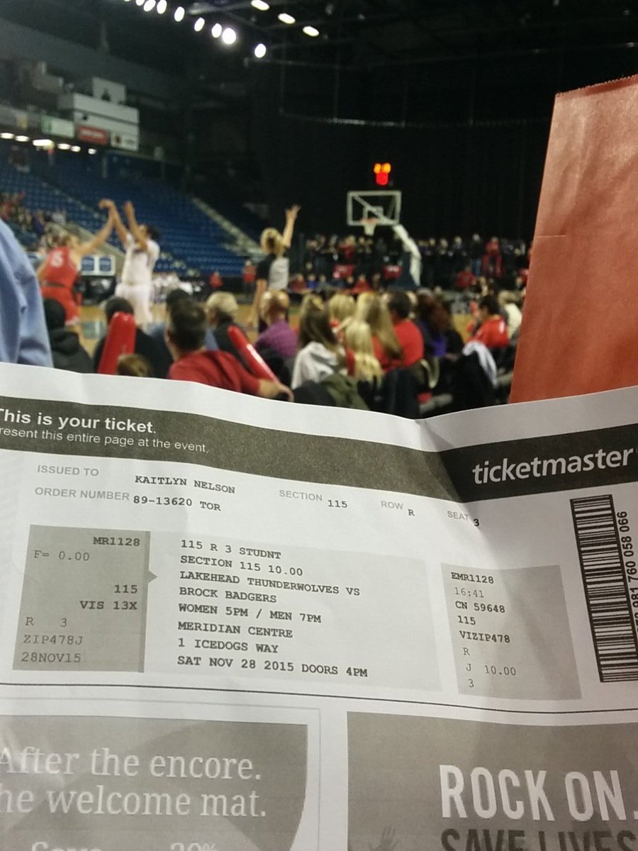 heyheaddurrr's tweet photo. Unreal! We just got VIP at the @BrockBadgers Game! @MeridianCtre @BrockUniversity  #tweetmyticket https://t.co/CBXxQrvYn1