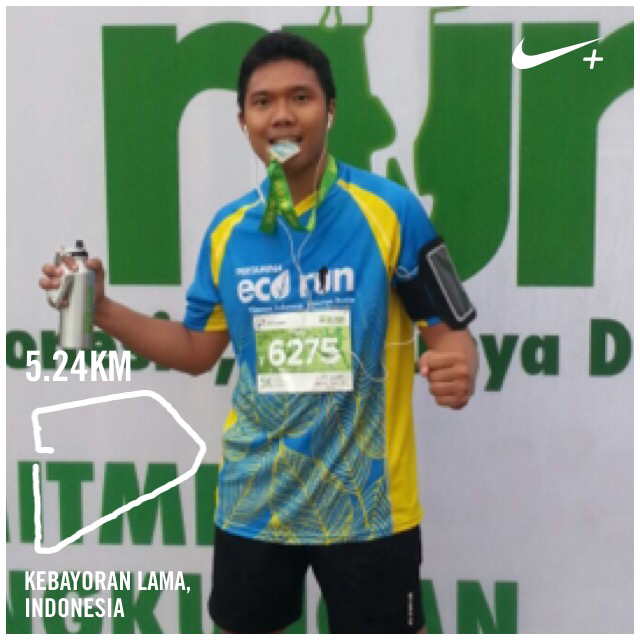 artha_dmb's tweet photo. Pertamina Eco Run 2015 I just ran 5.24 km with Nike+. https://t.co/cf45Ouhj2D #nikeplus https://t.co/CzZMEsQj9Z