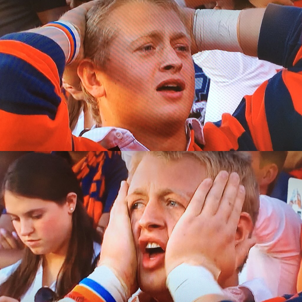saaadurday's tweet photo. #handsonhead to #handsonface for this #auburn fan! #BAMAvsAUB #espn #bama #crimsontide #rolltide #collegefootball https://t.co/BS6aFyrENX