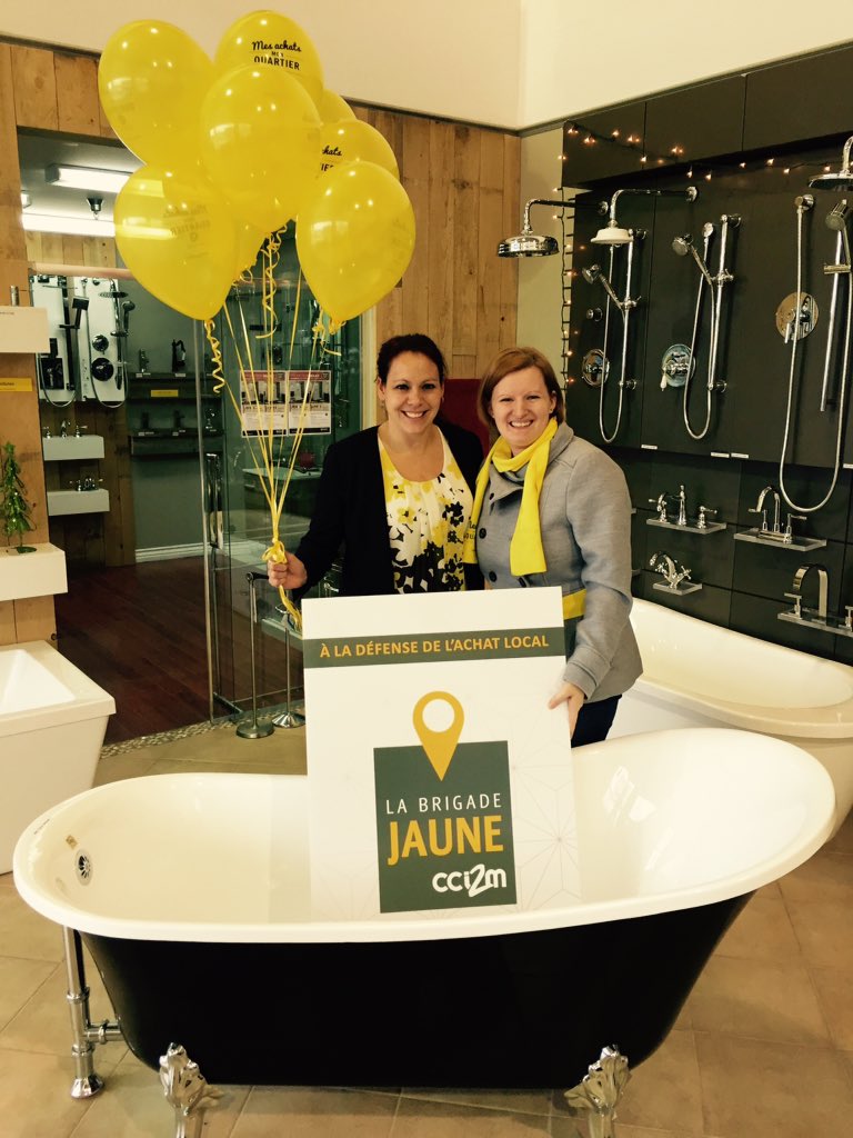 BrigadeJaune's tweet photo. Nous avons terminé notre tournée chez Espace Plomberie Duo de St-Eustache pour #MonQuartier #AchatLocal https://t.co/8u9RaqhKbg