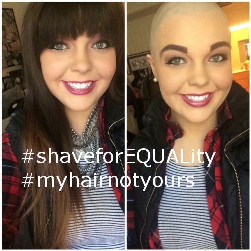 BulmaFeminist's tweet photo. This is amazing. #shaveforequality https://t.co/mYG9AuUmdH