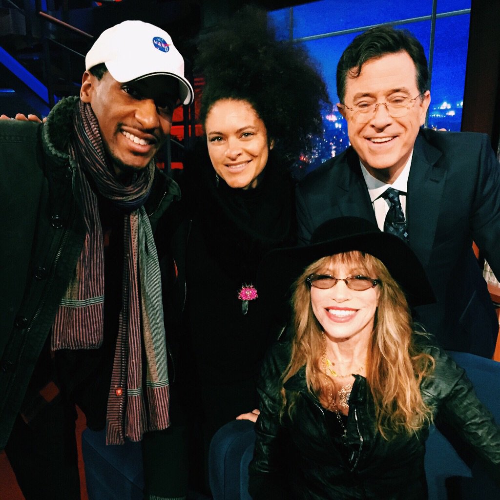 Mali Wilson (@iam_mali) on Twitter photo Yes <a href="/CarlySimonHQ/">Carly Simon</a> was amazing on the Late show with Jon, Colbert and Carly Simon! #BlessedInNY Yes <a href="/CarlySimonHQ/">Carly Simon</a> was amazing on the Late show with Jon, Colbert and Carly Simon! #BlessedInNY