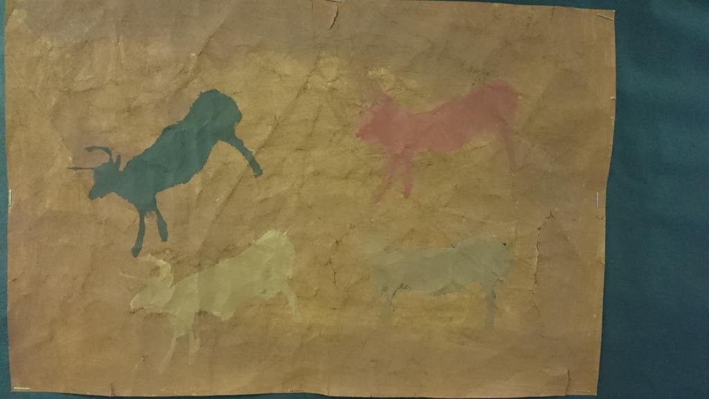 PierGina's tweet photo. Prehistoric art! https://t.co/mpKDPW16vE